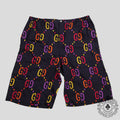 Gucci Jumbo GG Silk Shorts in Blue