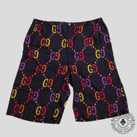 Gucci Jumbo GG Silk Shorts in Blue