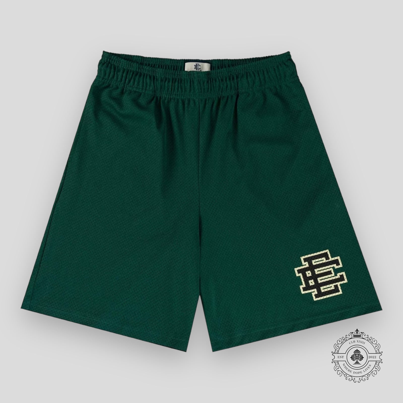Eric Emanuel EE Baggy Short in Forest Green / Black