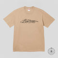 Supreme Script Tee in Khaki