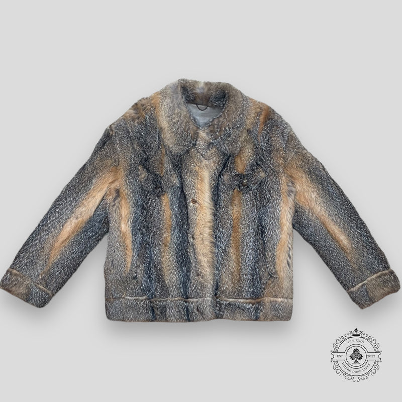 Louis Vuitton "Don't Let Your Day Job Define You" Fox Fur Coat
