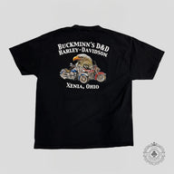 Harley Davidson Buckminn's D&D Tee in Black