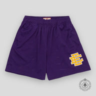 Eric Emanuel Mesh Shorts in Purple