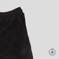 Louis Vuitton Damier French Terry Shorts in Black