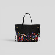 Louis Vuitton x Takashi Murakami Neverfull MM in Black