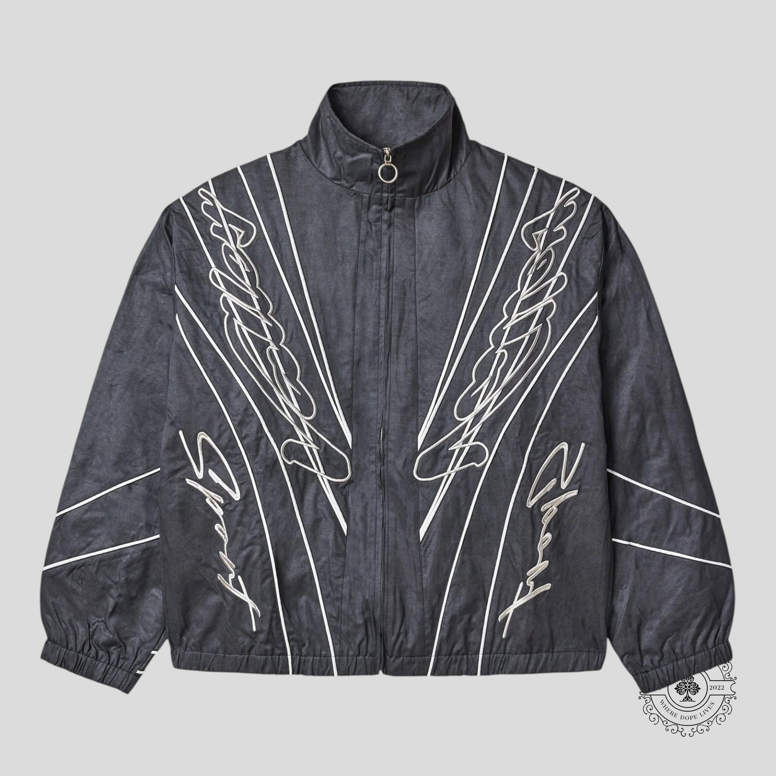 Vale Forever Ash Black Spiral Track Jacket