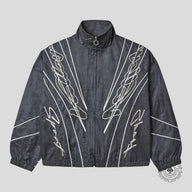 Vale Forever Ash Black Spiral Track Jacket