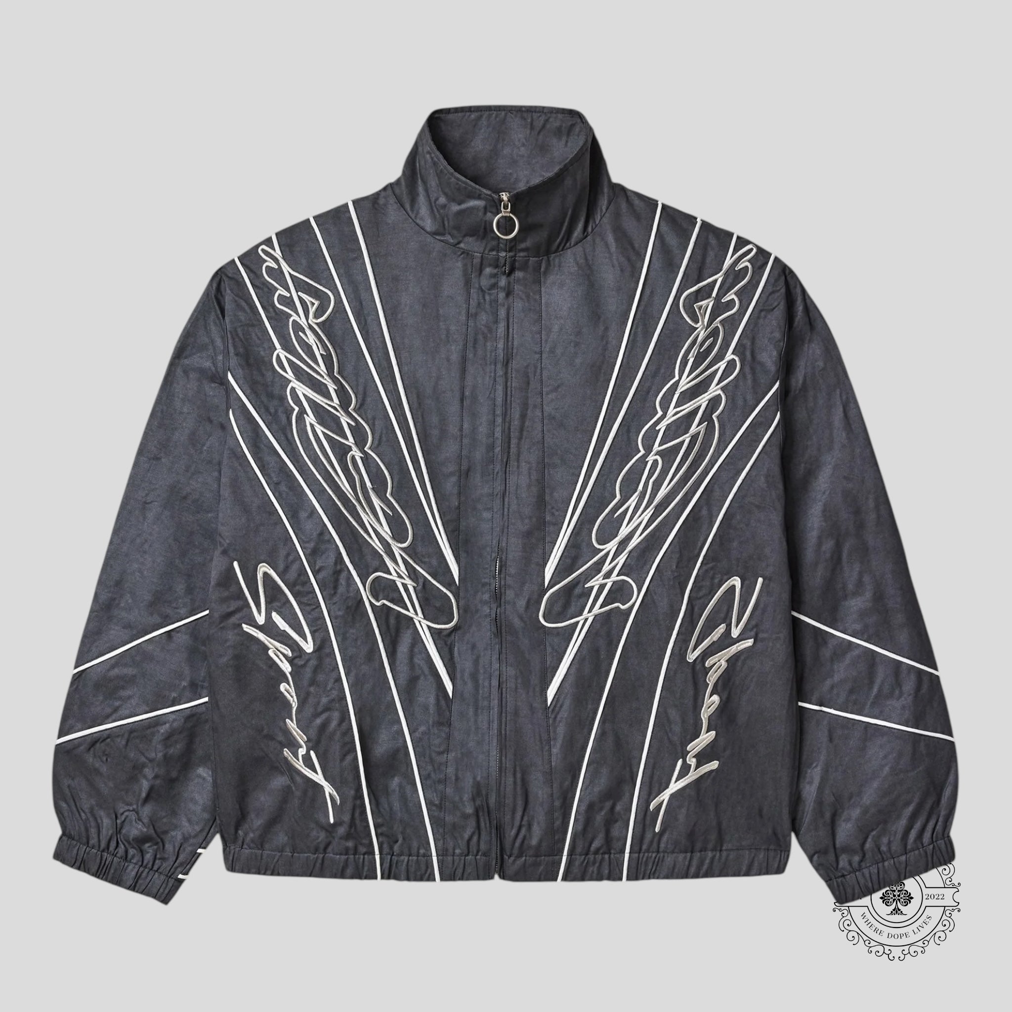 Vale Forever Ash Black Spiral Track Jacket