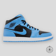 Air Jordan 1 Mid University Blue Black