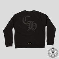 Chrome Hearts Cemetery Cross Seven-11 Crewneck in Black