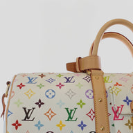 Louis Vuitton x Takashi Murakami Keepall Bandouliere 45