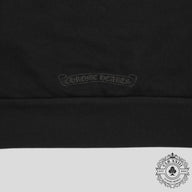 Chrome Hearts Women's Triple Cross CH Flocked Crewneck in Black