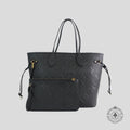 Louis Vuitton Empreinte Neverfull MM in Black