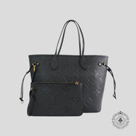 Louis Vuitton Empreinte Neverfull MM in Black