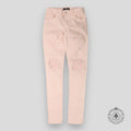 Amiri MX1 Distressed Patch Jeans in Pink