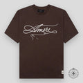 Amiri Stitch Tee in Shaved Chocolate