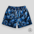 Bravest Studios Skully Shorts in Blue
