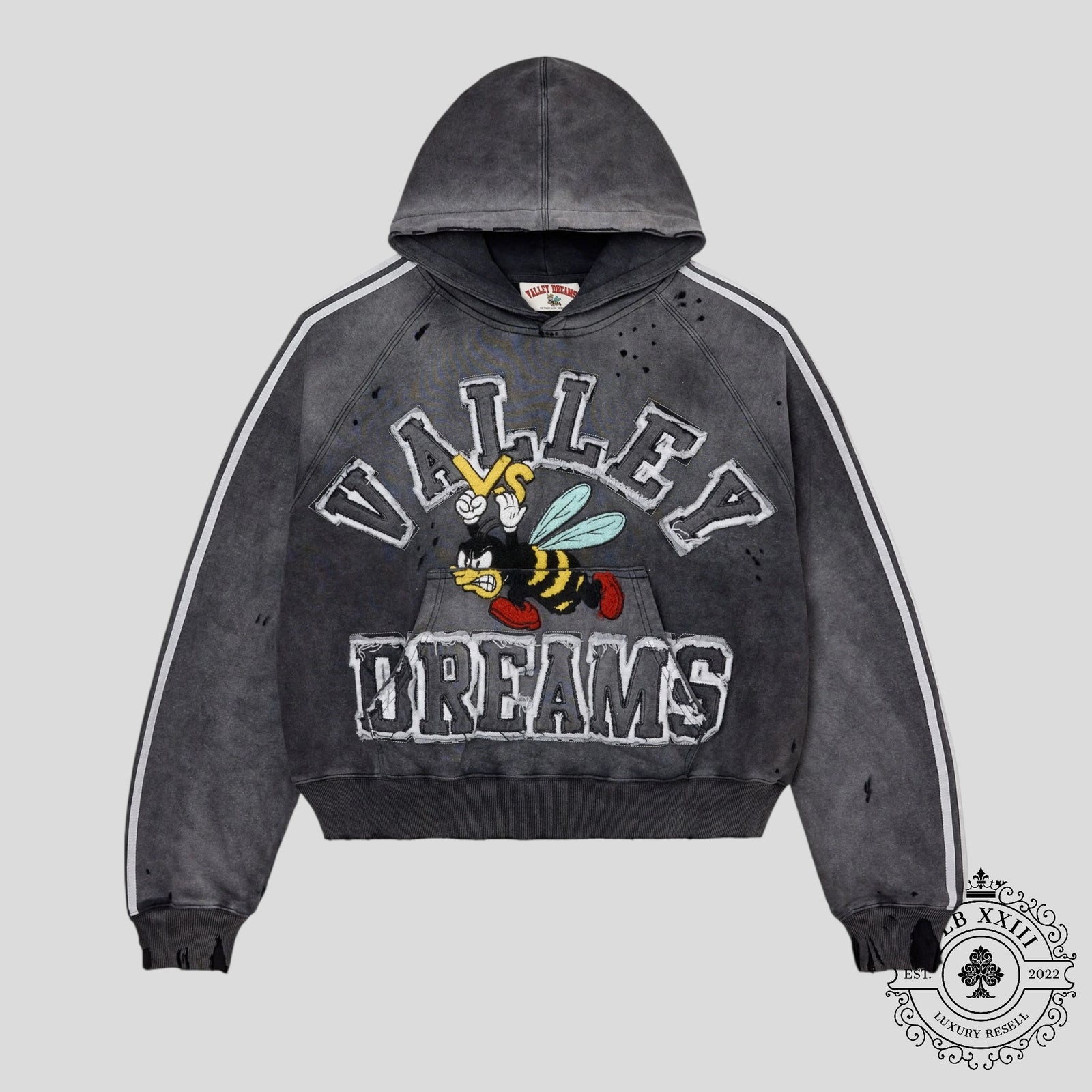 Vale Forever Anthem Pullover in Washed Black