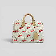 Louis Vuitton X Takashi Murakami Cherry Speedy Bandouliere 30 in White