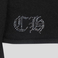 Chrome Hearts Women's Cashmere Crystal Embellished Sweater