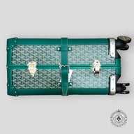 Goyard Bourget PM Trolley Travel Case in Green