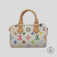 Louis Vuitton x Takashi Murakami Nano Speedy in White