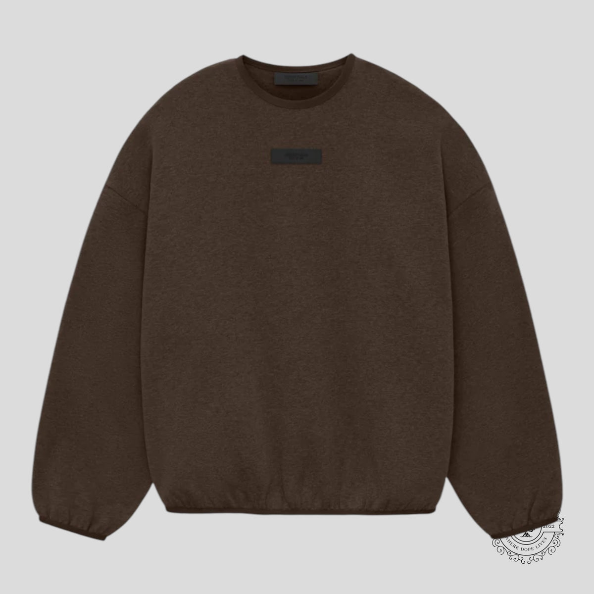 Fear of God Essentials Heather Wood Crew Neck Sweatshirt