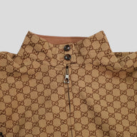Gucci GG Supreme Canvas Reversible Jacket in Brown