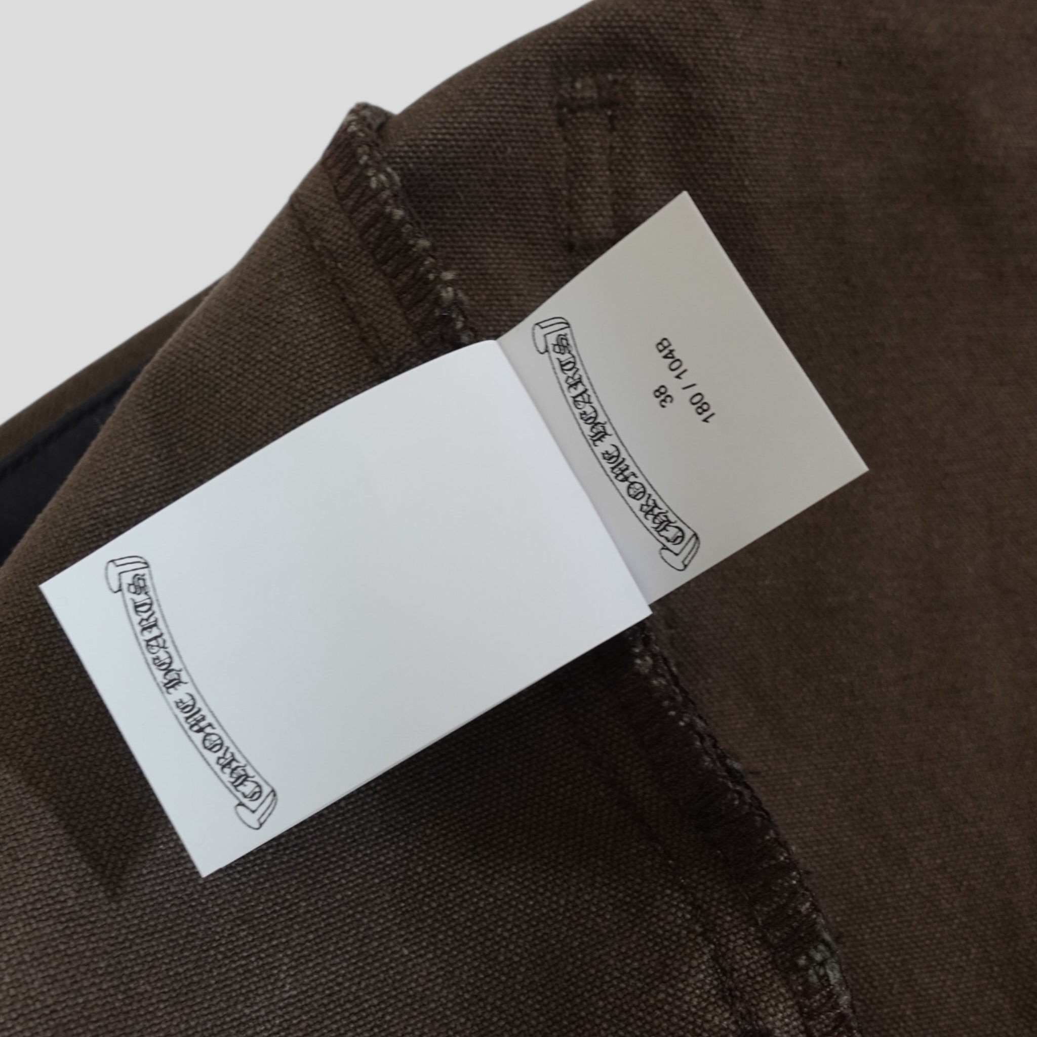 Chrome Hearts Double Knee Carpenter Pants in Brown