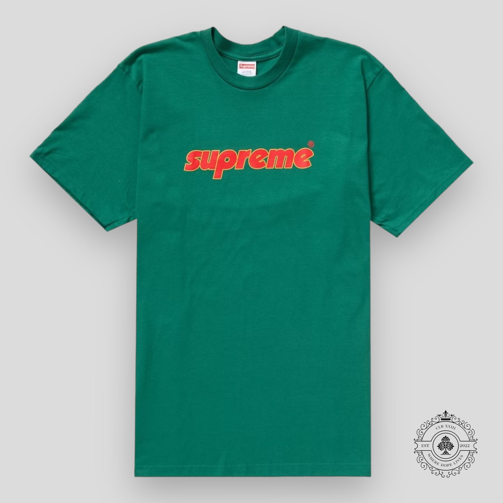 Supreme Pinline Tee in Pine Green