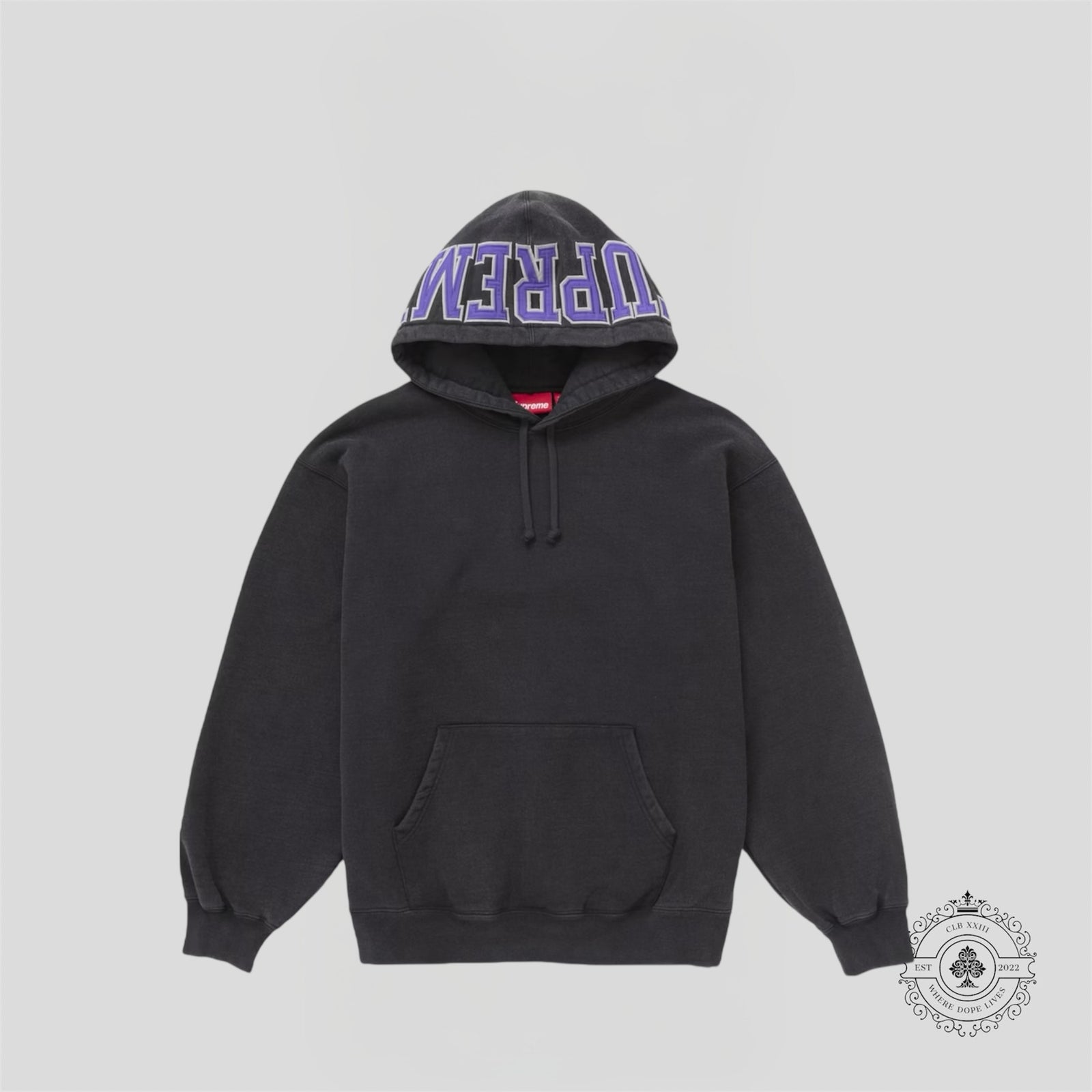 Supreme Team 94 Hooded Sweatshirt in Black