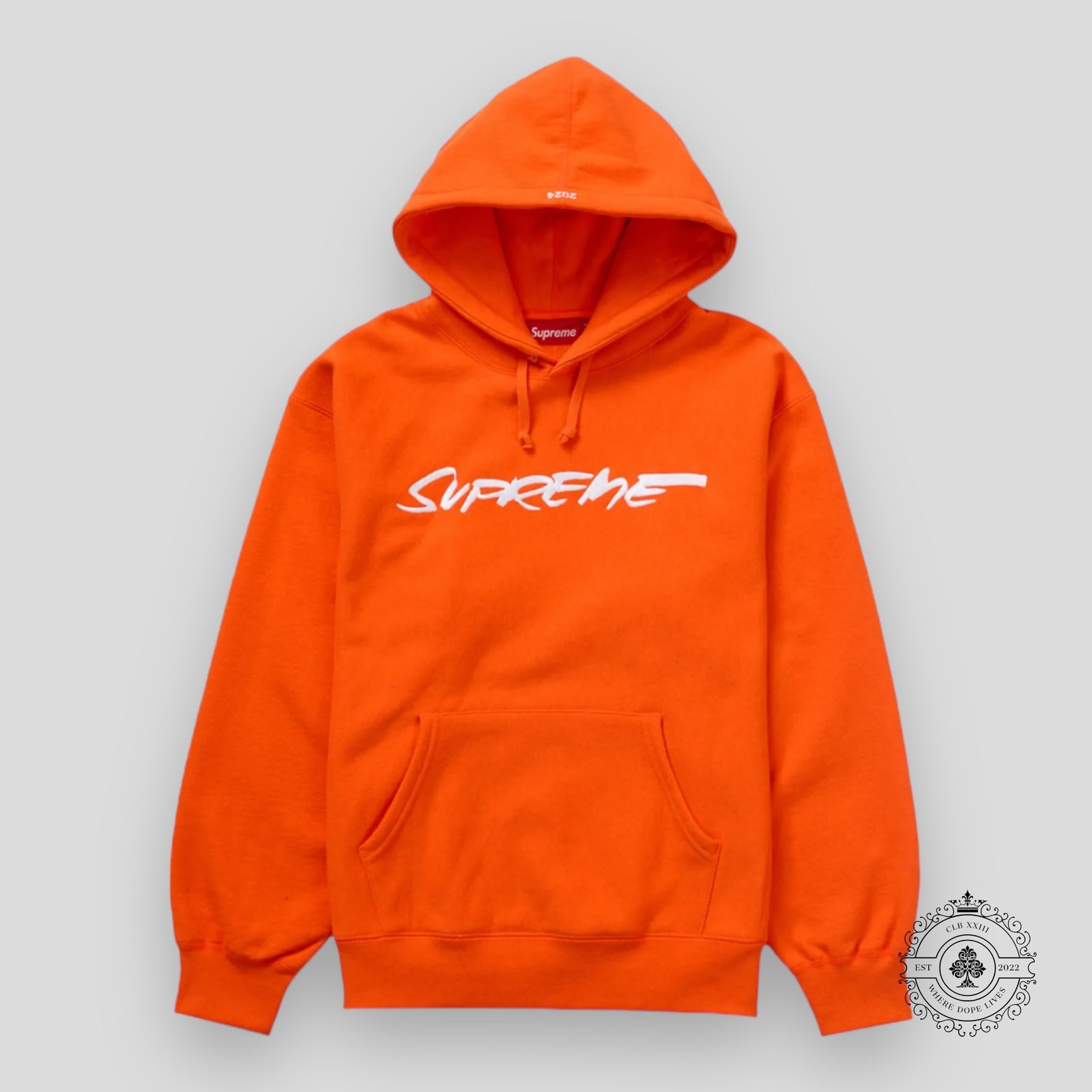 Supreme Futura Hooded Sweatshirt in Orange