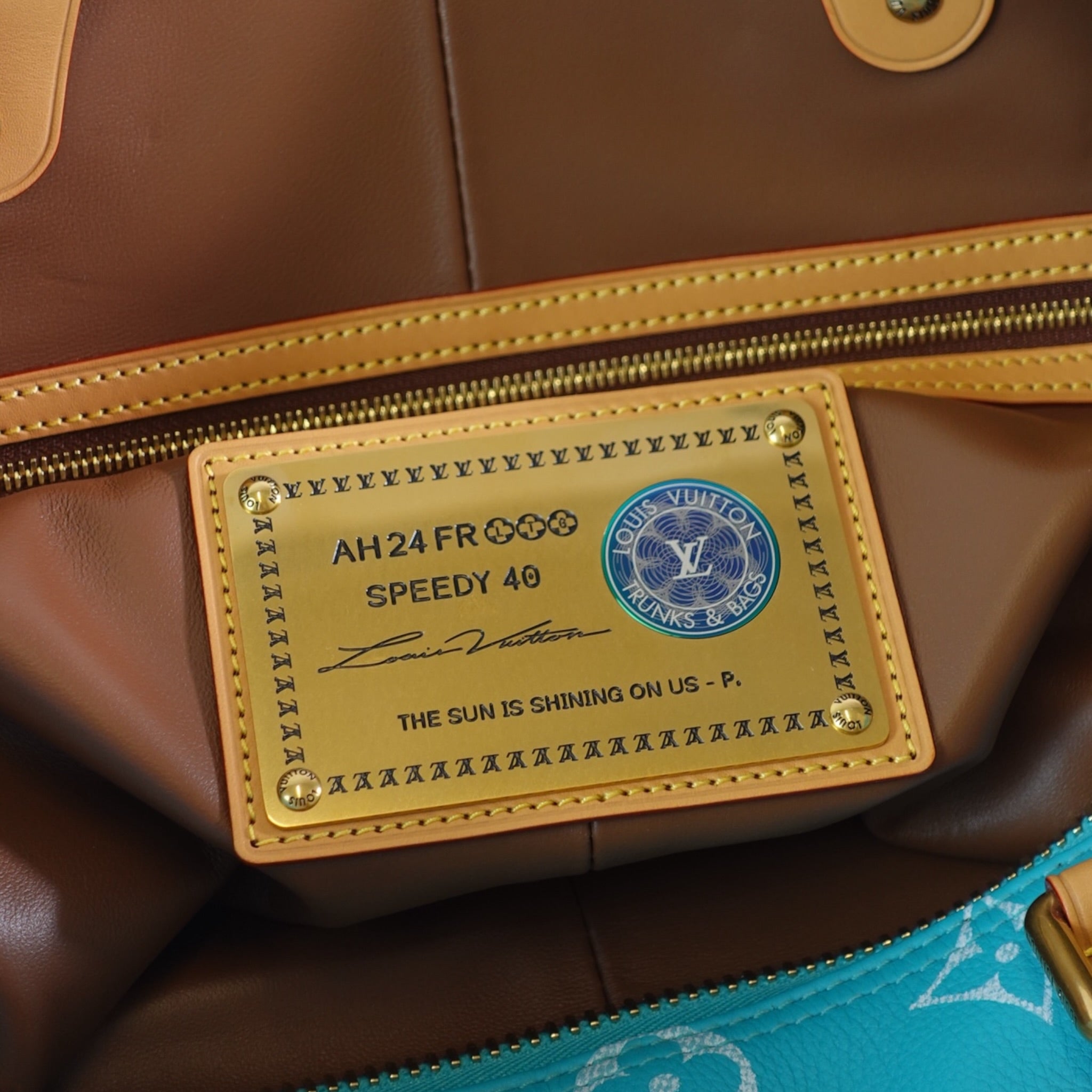 Louis Vuitton Speedy P9 Bandoulière 40 in Turquoise