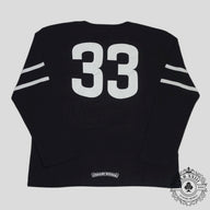 Chrome Hearts 33 Horseshoe Logo Women's Long Sleeve Tee in Black