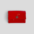 Chrome Hearts Patent Enamel Leather Wallet in Red