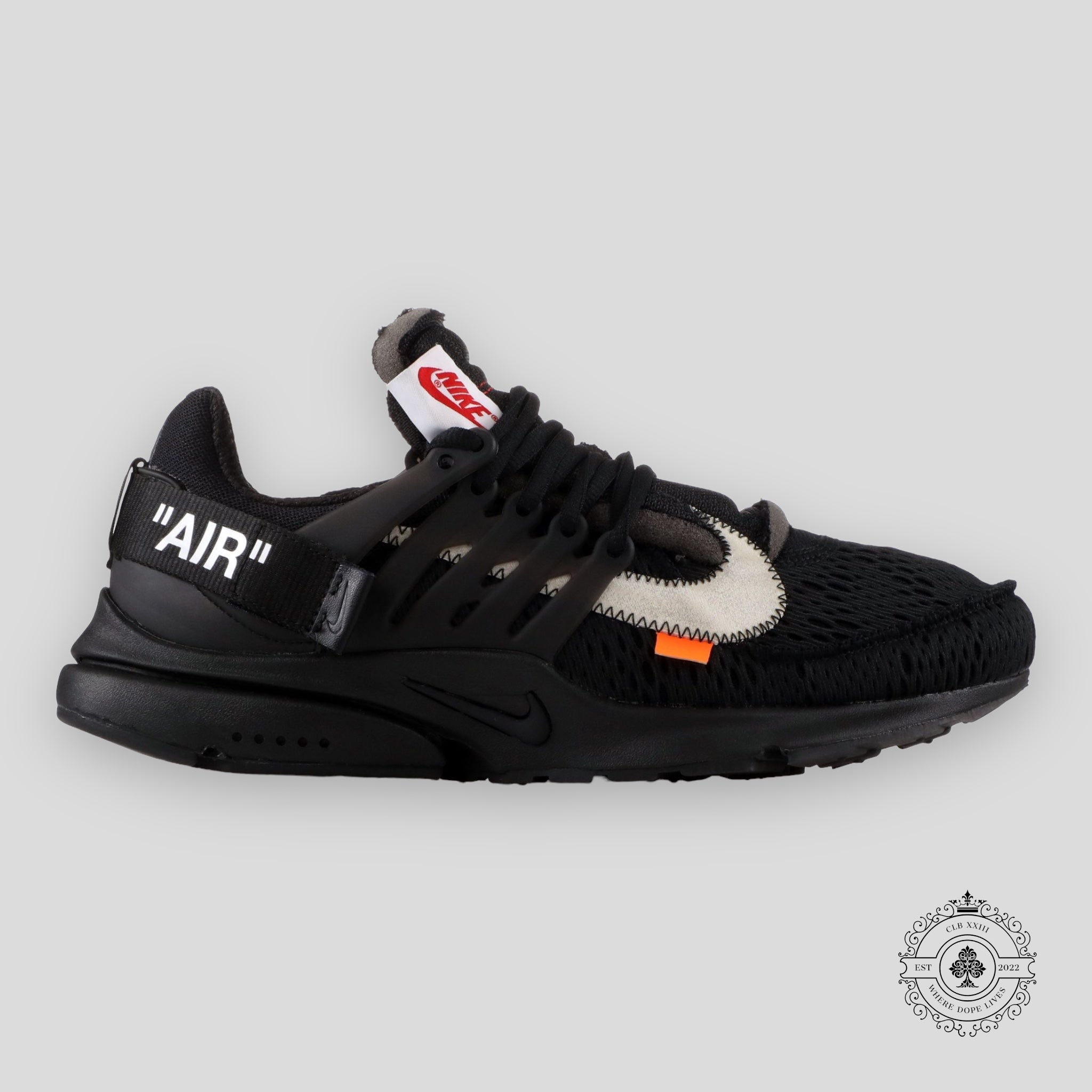 NIKE AIR PRESTO X OFF WHITE "BLACK"