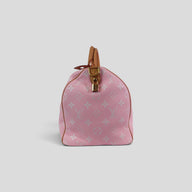 Louis Vuitton Speedy P9 Bandoulière Calfskin Bag, back view