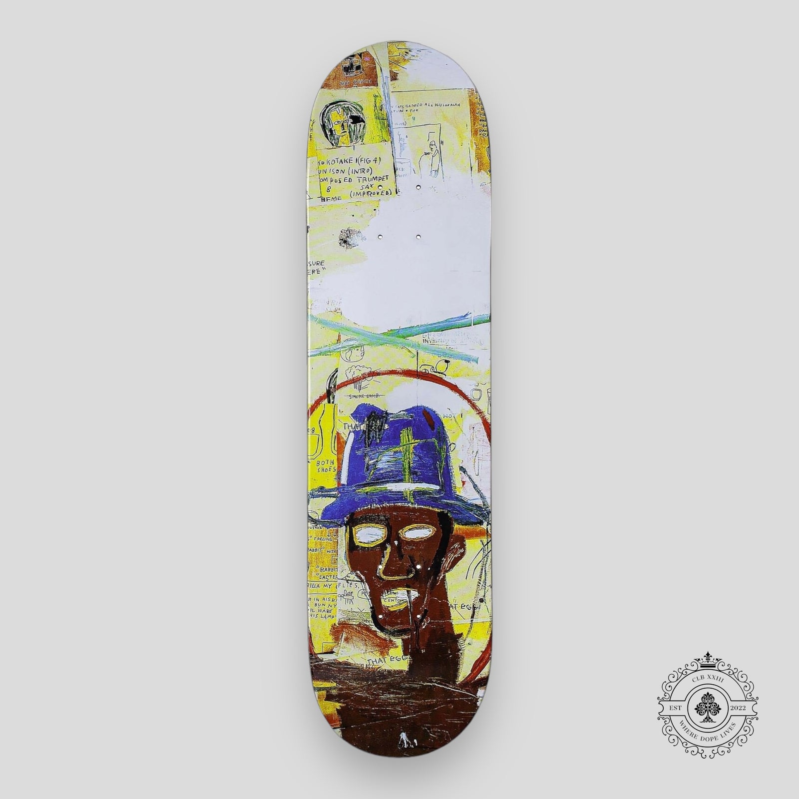 Jean-Michel Basquiat Toxic Skateboard Deck