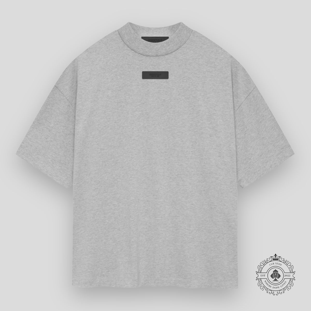 Fear Of God Essentials Crewneck T-Shirt in Light Heather