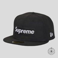 Supreme Championship Box Logo New Era Hat in Black