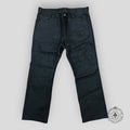 Chrome Hearts Fleur Knee Cross Patch Leather Pants