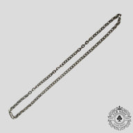 Chrome Hearts Paper Chain Necklace 18" in Silver