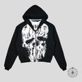 Warren Lotas Pullover Hoodie With Zip Up Illusion in Black