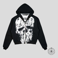 Warren Lotas Pullover Hoodie With Zip Up Illusion in Black