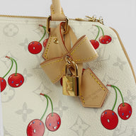 Louis Vuitton X Takashi Murakami Cherry Speedy Bandouliere 30 in White