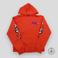 Chrome Hearts Matty Boy Sadistic Lipstick Hoodie in Red