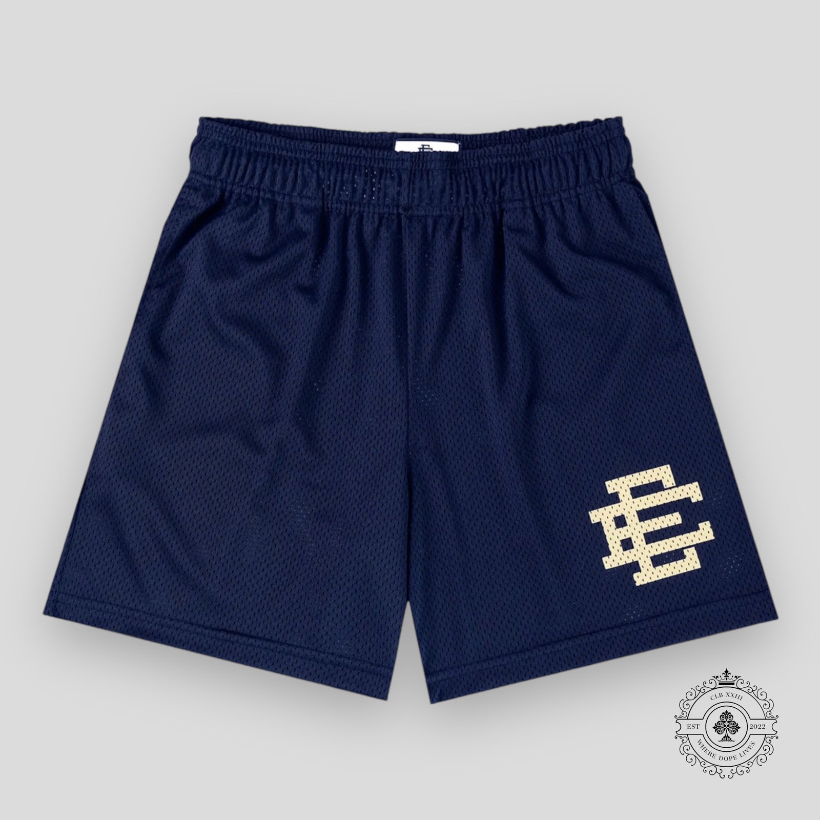 Eric Emanuel EE Basic Shorts in Navy/Off White