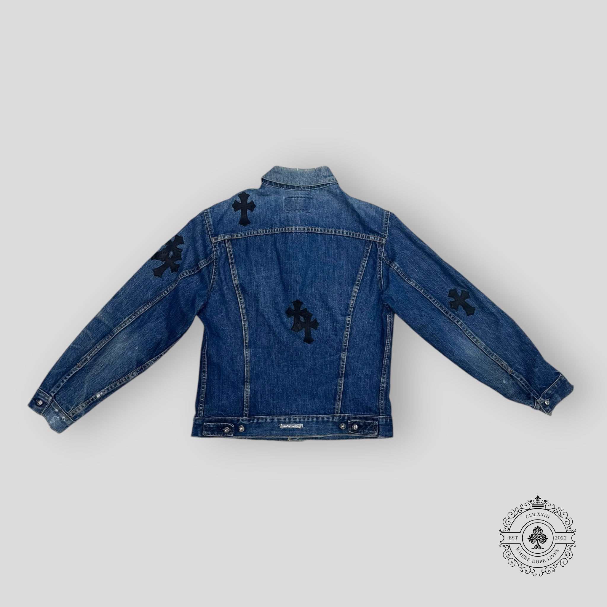 Chrome Hearts Levi's Cross Patch Denim Jacket