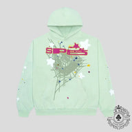 Sp5der SP5 Mint Hoodie