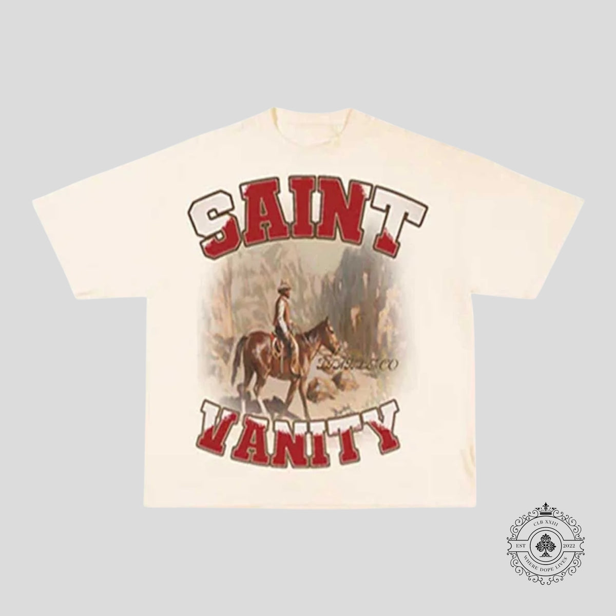 Saint Vanity Stable 2.0 Tee in Cream